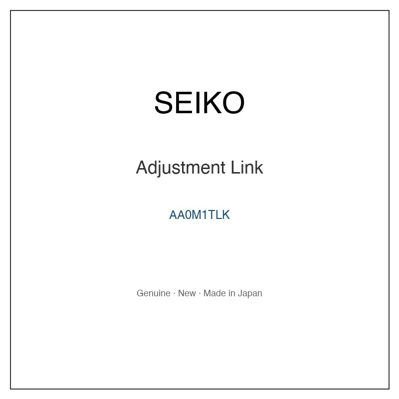 SEIKO AA0M1TLK Adjustment Link for SBGA031 SBGA031G SBGA031J SBGA137 SBGA231 and More Models