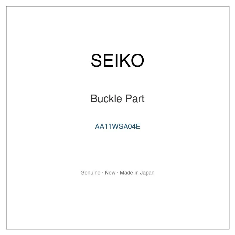 SEIKO AA11WSA04E Buckle Part for SBPY155 and More Models