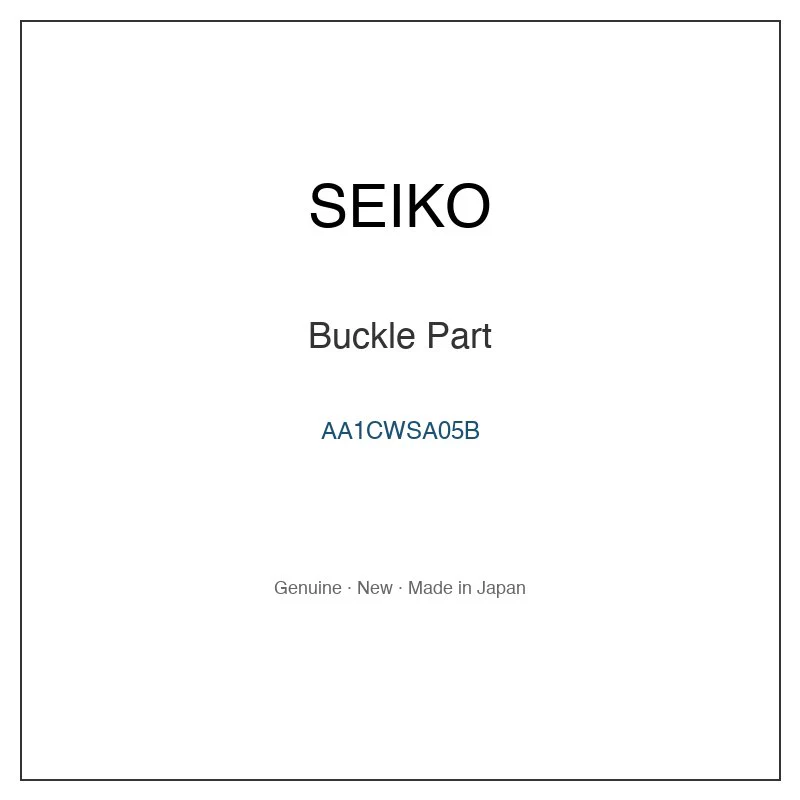 SEIKO AA1CWSA05B Buckle Part for SBSA077 SBSA077J SBSA079 SBSA079J SBSA107 and More Models