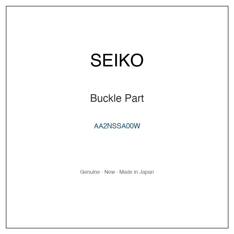 SEIKO AA2NSSA00W Buckle Part for SBPX149 SBPX149J and More Models