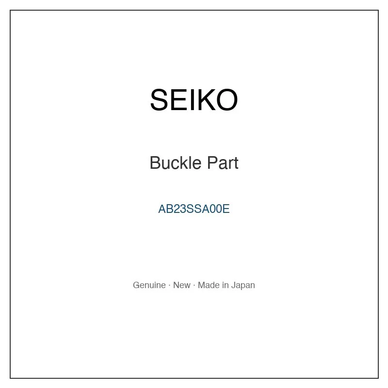 SEIKO AB23SSA00E Buckle Part for SNAF83P1 and More Models