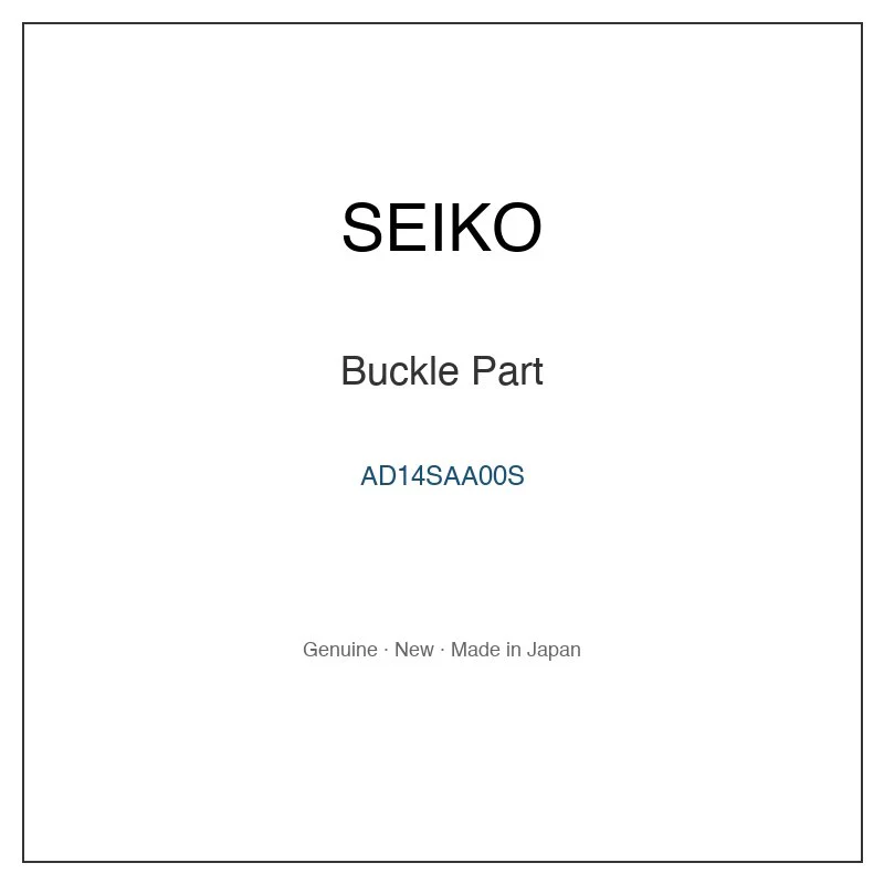 SEIKO AD14SAA00S Buckle Part for SBEB011 SBEB011J SBEB025 SBEB025J SBEF037 and More Models