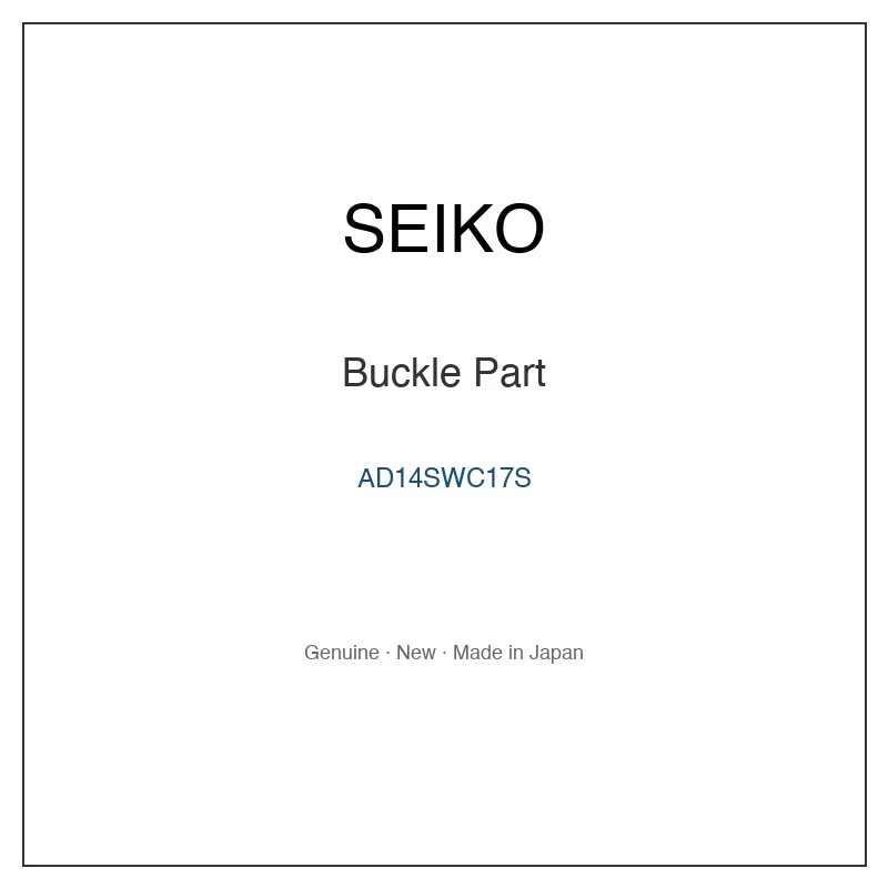 SEIKO AD14SWC17S Buckle Part for SBEF061 and More Models