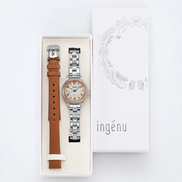 SEIKO AHJD434 Ladies INGENU Solar Powered Metal Band Elegant Design Water Resistant Watch - Image 3