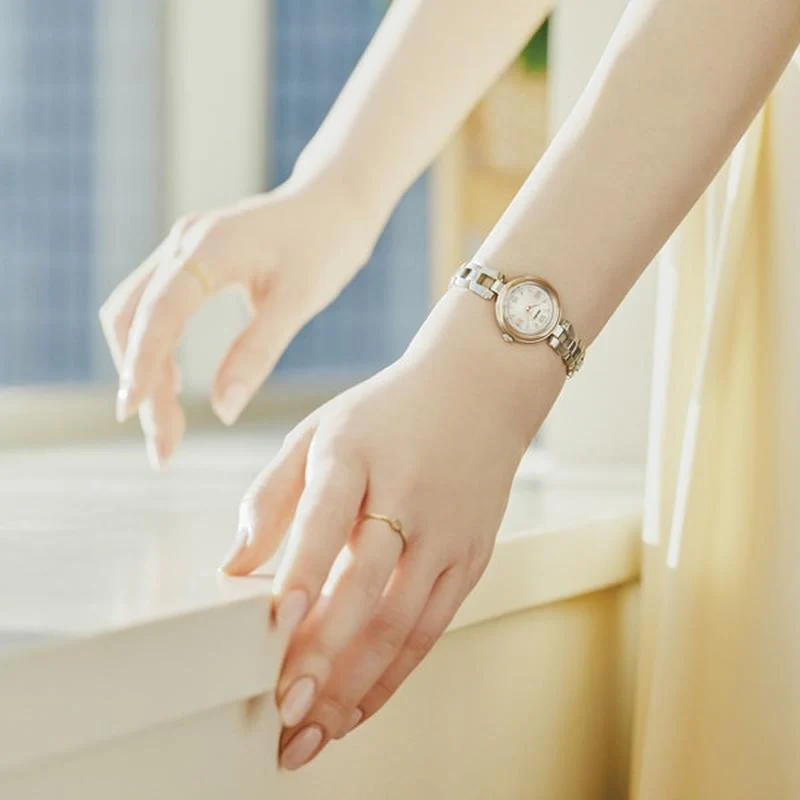 Seiko analog solar Roman numerals metal women watch SWFA210 2025.5 release - Image 2