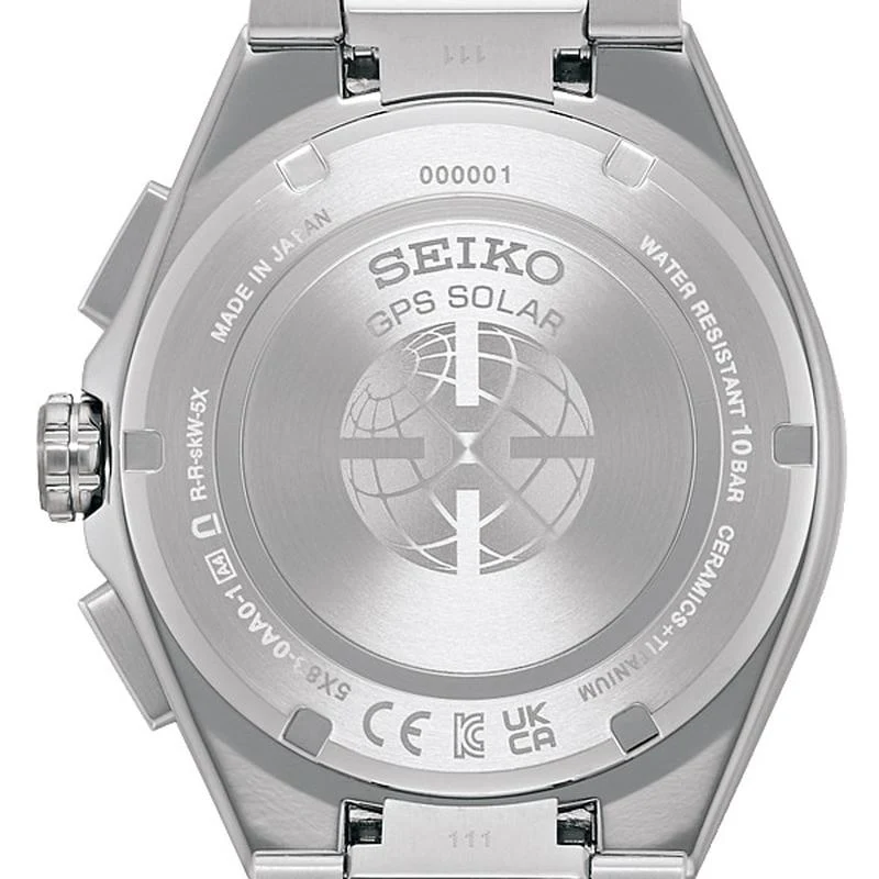 Seiko Astron SBXC151/SSH151J1/SSH151 Solar GPS Satellite Radio Dual Time Chronograph Men's Metal Strap 2024.6release Wat - Image 3