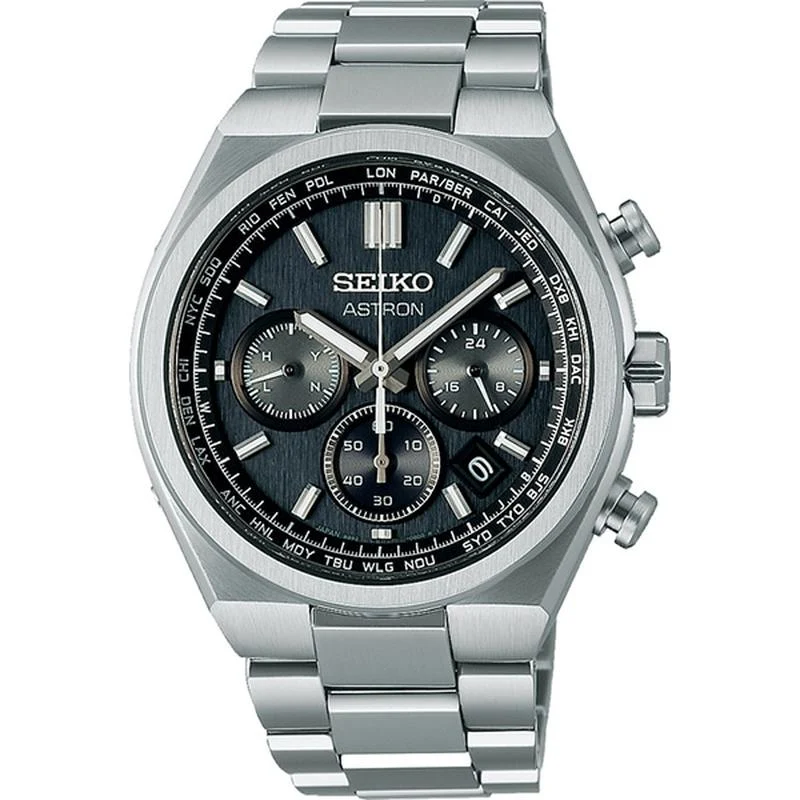 Seiko Astron SBXY097 analog radio solar titanium men's watch 2025.5 release