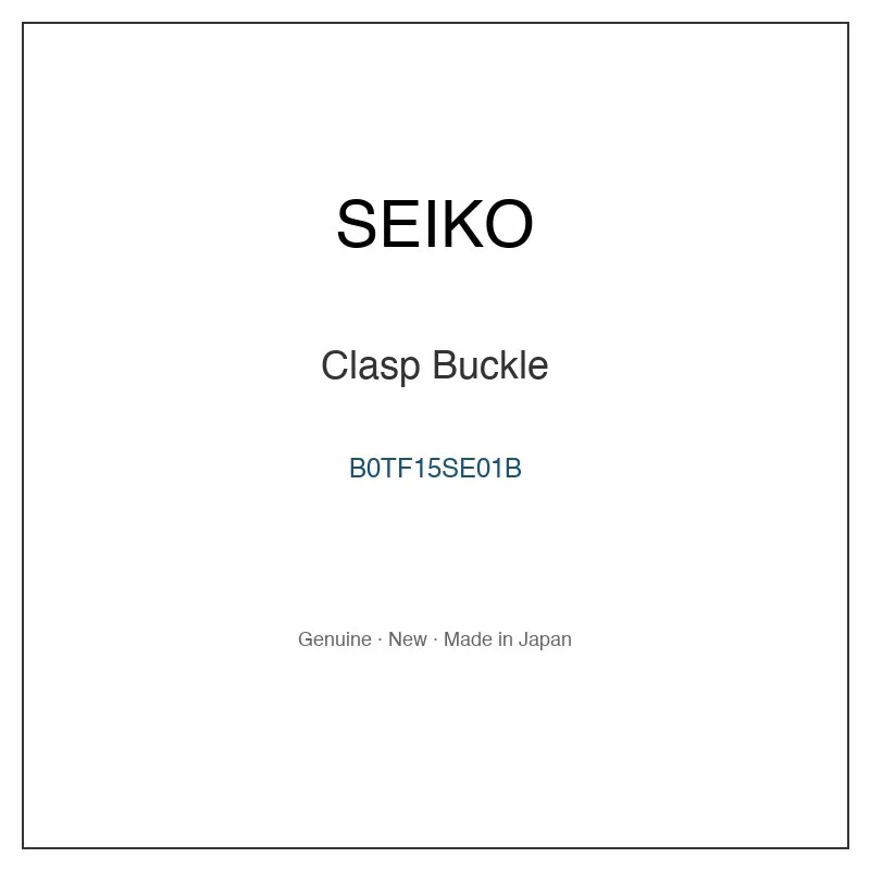 SEIKO B0TF15SE01B Clasp Buckle for SWFA148 SWFA148J SWFA192 SWFA208 and More Models