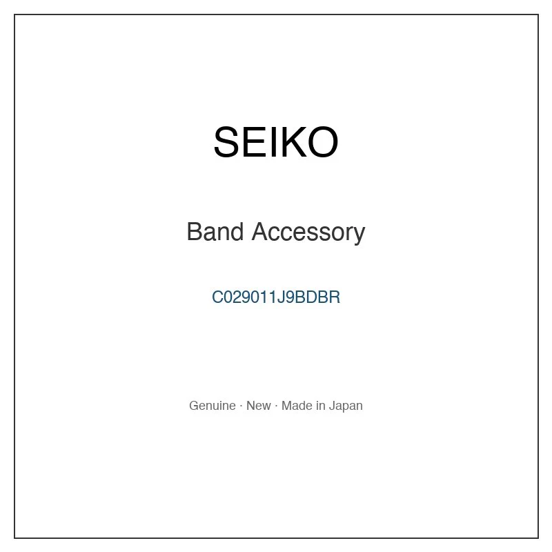 SEIKO C029011J9BDBR Band Accessory for SBGV243 SBGV243J and More Models