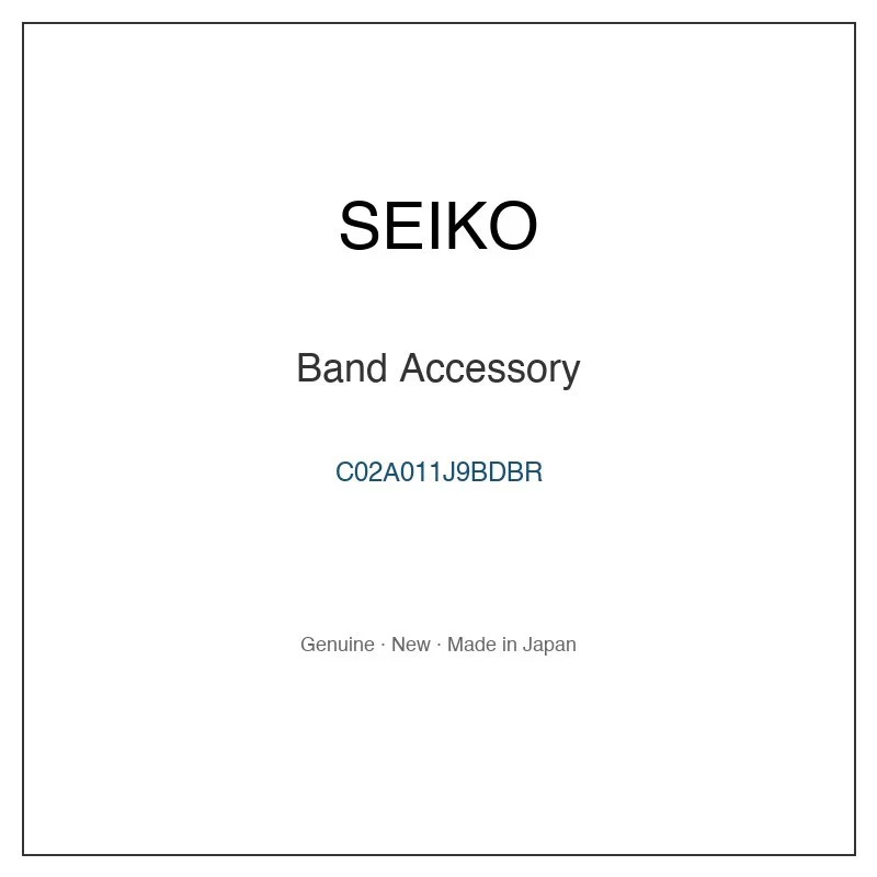 SEIKO C02A011J9BDBR Band Accessory for SBGV247 SBGV247J and More Models