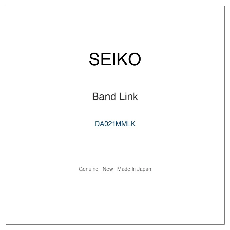 SEIKO DA021MMLK Band Link for SSVE027 SSVE029 and More Models