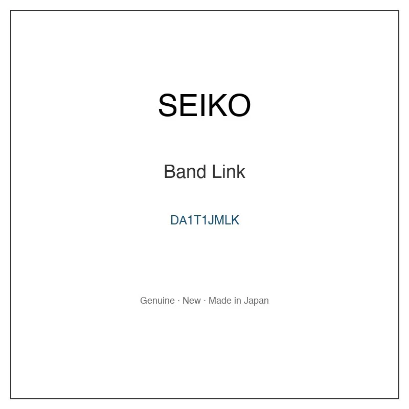 SEIKO DA1T1JMLK Band Link for SADQ005 SADQ007 and More Models
