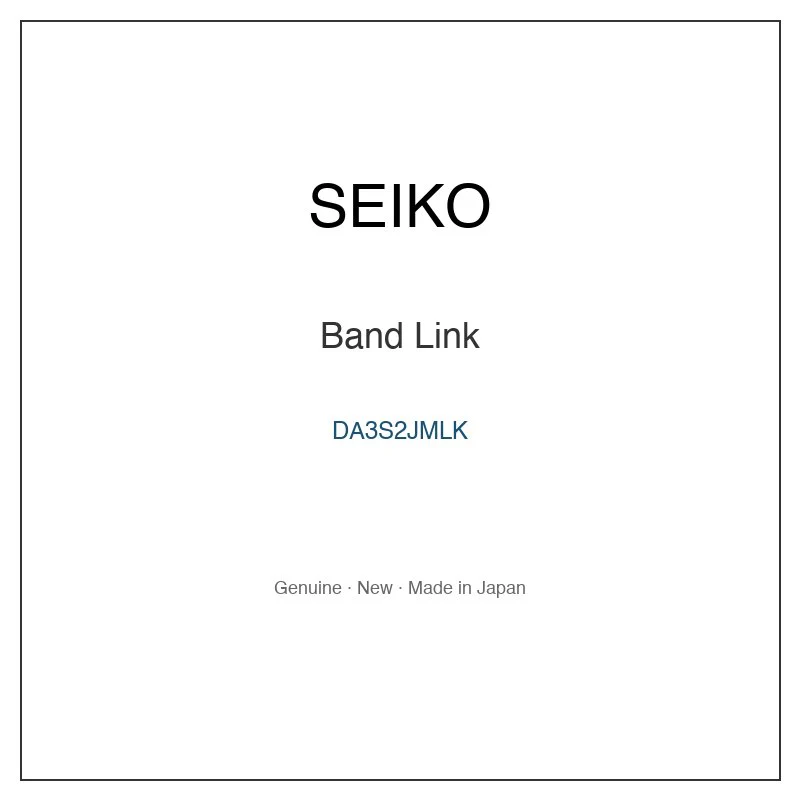 SEIKO DA3S2JMLK Band Link for SAGA079 SAGZ045 SAGZ045J SAGZ047 SAGZ047J and More Models