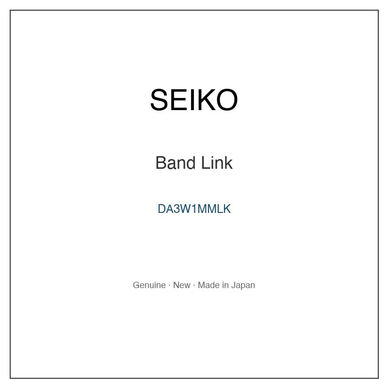 SEIKO DA3W1MMLK Band Link for SBFG003 SBFG003J SZSG001 and More Models