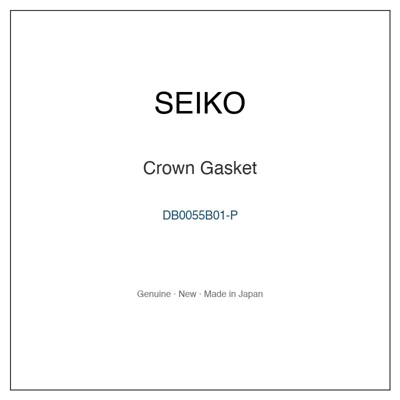 SEIKO DB0055B01-P Crown Gasket for SARB013 SARB013J SARB015 SARB015J SARB017 and More Models