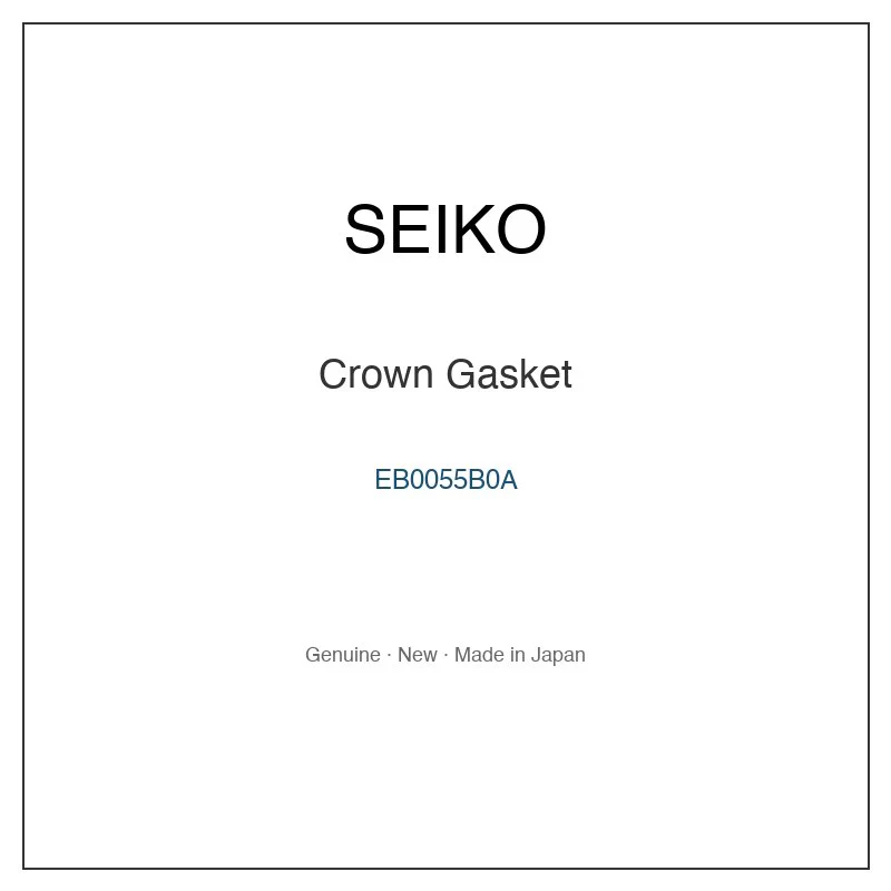 SEIKO EB0055B0A Crown Gasket for SAAT980 SAHE002 SAHF006 SAHF008 SAWB002 and More Models
