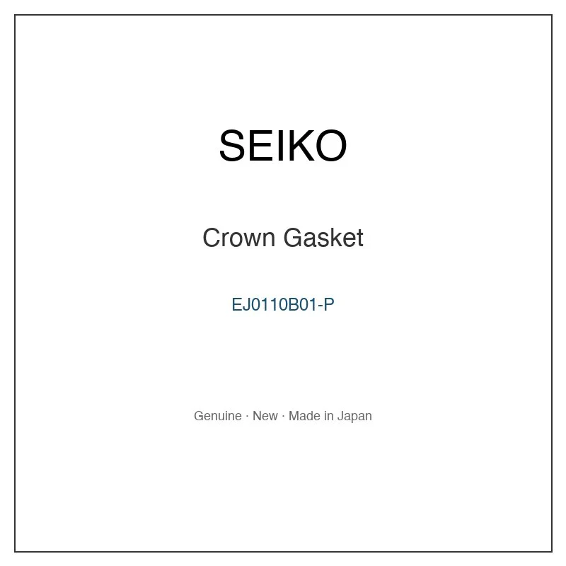 SEIKO EJ0110B01-P Crown Gasket for S23299J1 S23299J9 S23301J1 S23301J9 S23303J1 and More Models