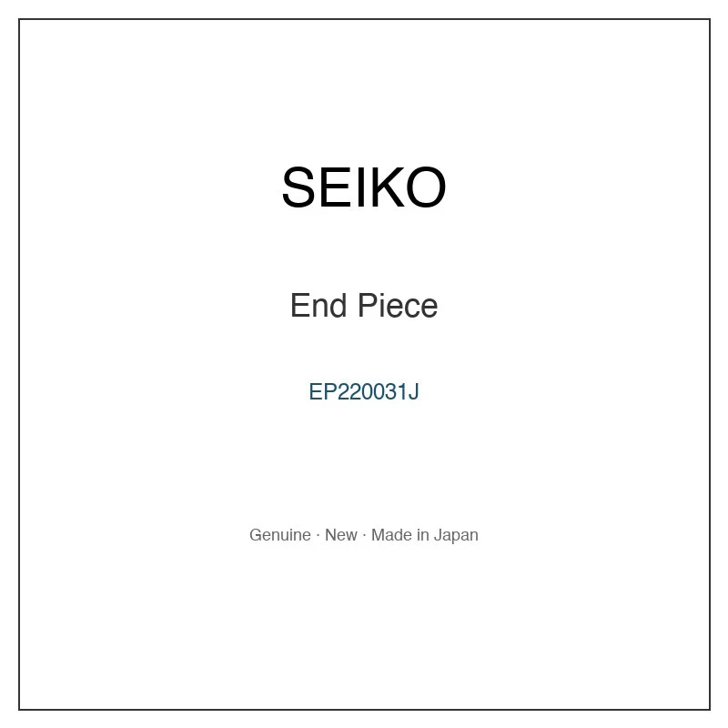SEIKO EP220031J End Piece for SBGA229 SBGA229G SBGA391G SBGA461 SBGA461G and More Models