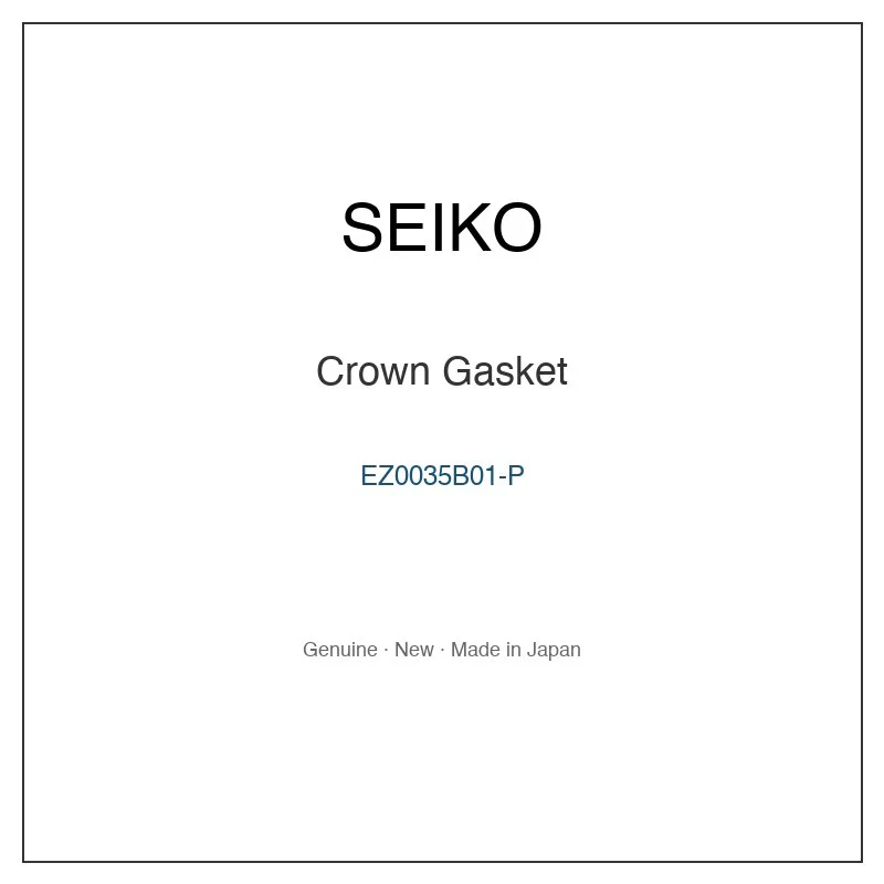 SEIKO EZ0035B01-P Crown Gasket for SABW002 SABW004 SABW005 SABW00E SABW00F and More Models
