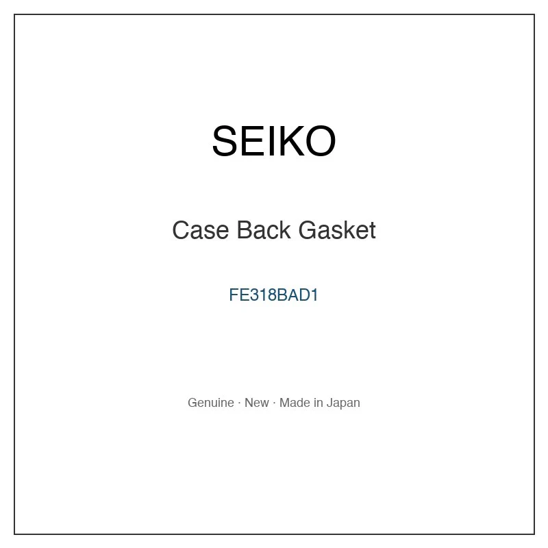 SEIKO FE318BAD1 Case Back Gasket for SBCA00C SBCA00E SBCA00G SBCA00H SBCA00M and More Models