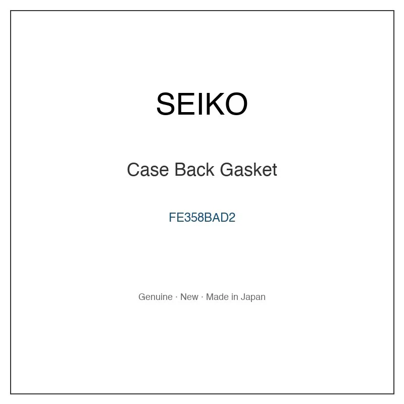 SEIKO FE358BAD2 Case Back Gasket for SARB065 SARB065J SARB066 SARB066J SARB068 and More Models