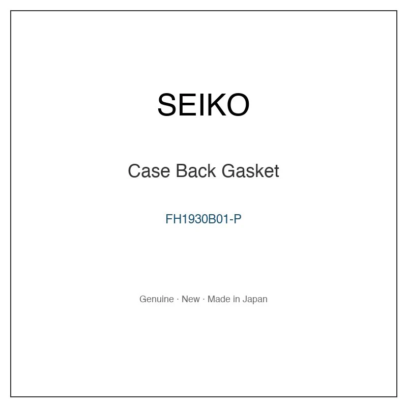 SEIKO FH1930B01-P Case Back Gasket for SUA373K1 SUA373K8 SUA373K9 SUA377K1 SUA377K8 and More Models