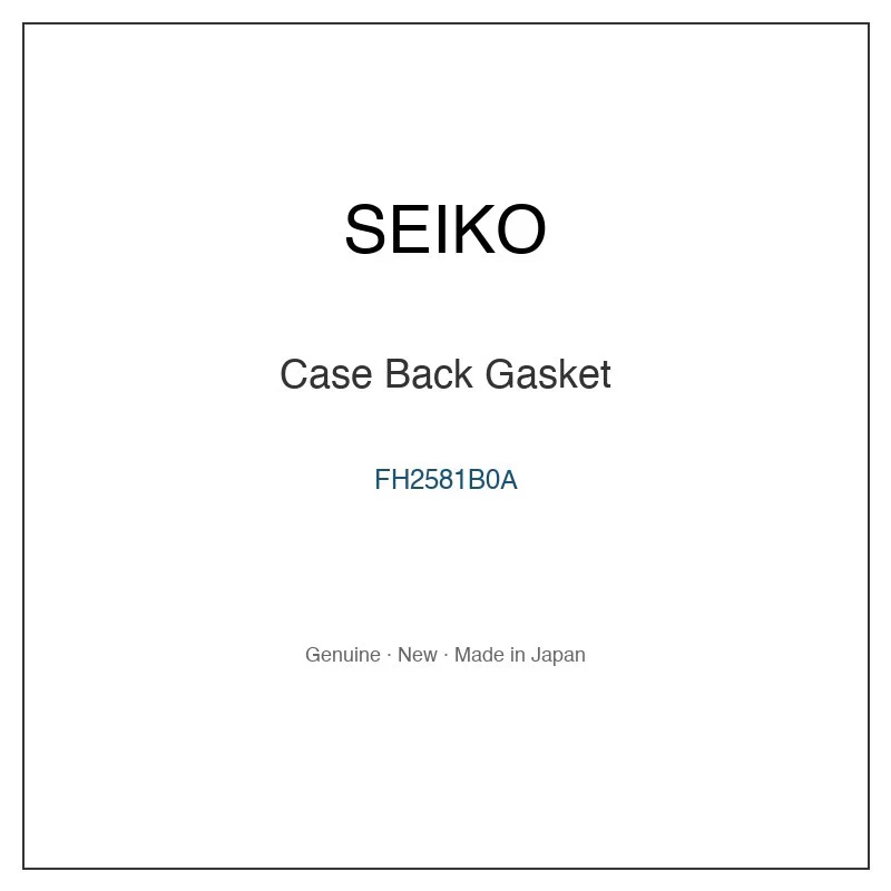 SEIKO FH2581B0A Case Back Gasket for SWP043P1 SWP044P1 SWP046P1 SWP047P1 SWP048P1 and More Models
