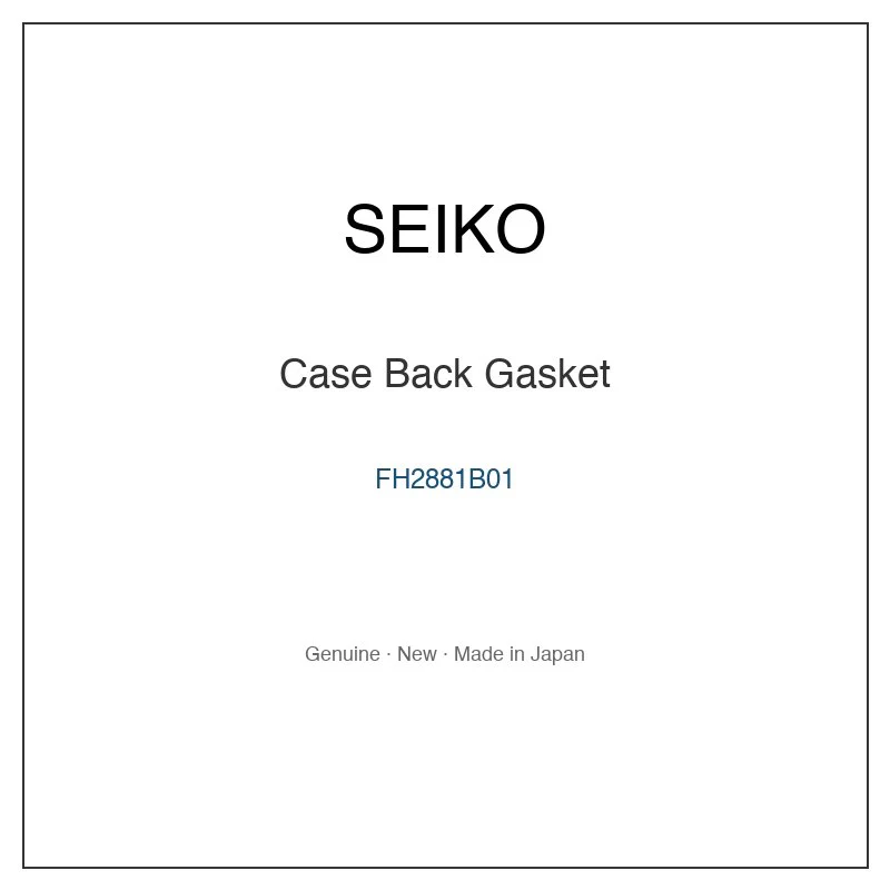 SEIKO FH2881B01 Case Back Gasket for SAP040J1 SAP040J8 SAP040J9 SAP042J1 SAP042J8 and More Models