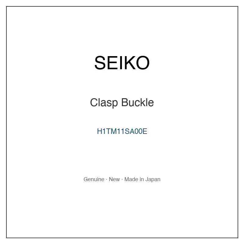 SEIKO H1TM11SA00E Clasp Buckle for SRP878J1 SRP888J1 SRP890J1 SRP892J1 SRP894J1 and More Models