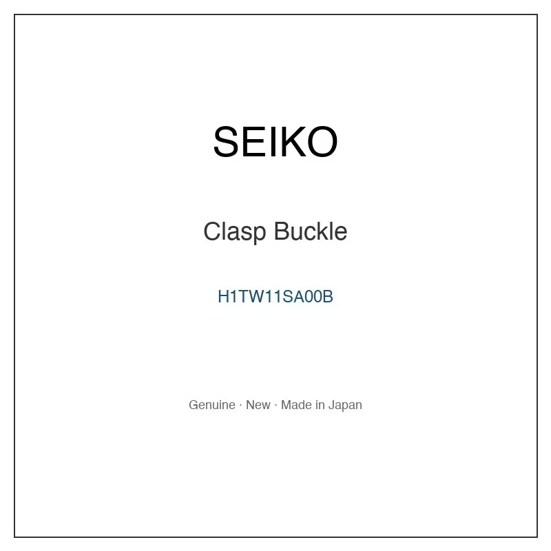 SEIKO H1TW11SA00B Clasp Buckle for SARY051 SARY052 SARY052J SARY053 SARY055 and More Models