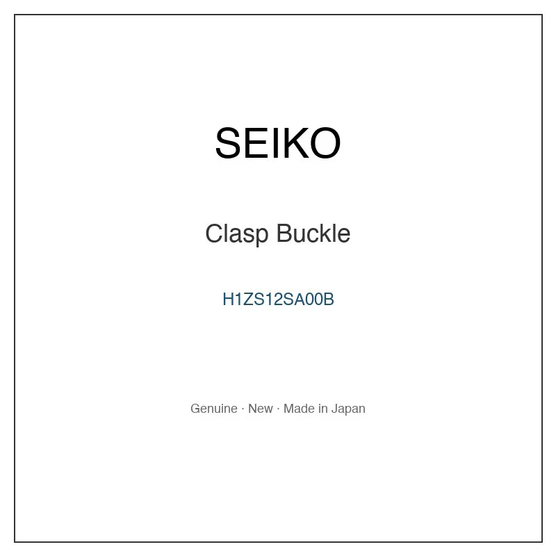 SEIKO H1ZS12SA00B Clasp Buckle for SBGK009J SBGK017 SBGK017G and More Models