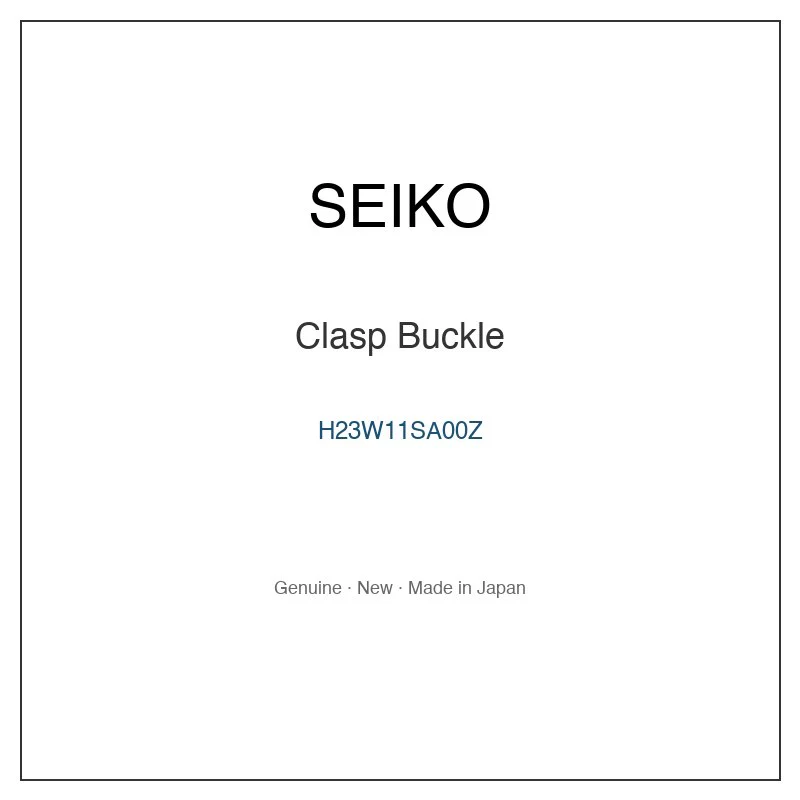 SEIKO H23W11SA00Z Clasp Buckle for SBDY111 SBDY113 SRPH15J8 SRPH15K1 SRPH17J8 and More Models