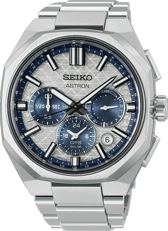 SEIKO HAB004J Limited Edition Solar GPS Satellite Timekeeping 145th Anniversary Astron White Watch
