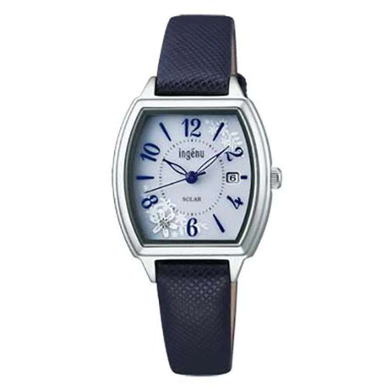 Seiko INGENU Solar Ladies Watch with Leather Band AHJD438