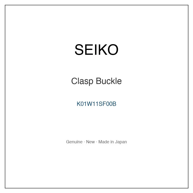 SEIKO K01W11SF00B Clasp Buckle for SARZ002 SARZ014 SARZ025 SKA465P1 SNN233J1 and More Models