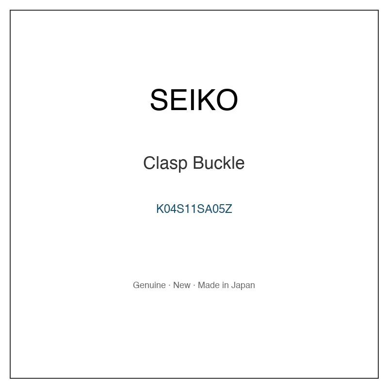 SEIKO K04S11SA05Z Clasp Buckle for SBDY129 SBDY131 SBDY135 SRPL11J8 SRPL11K1 and More Models