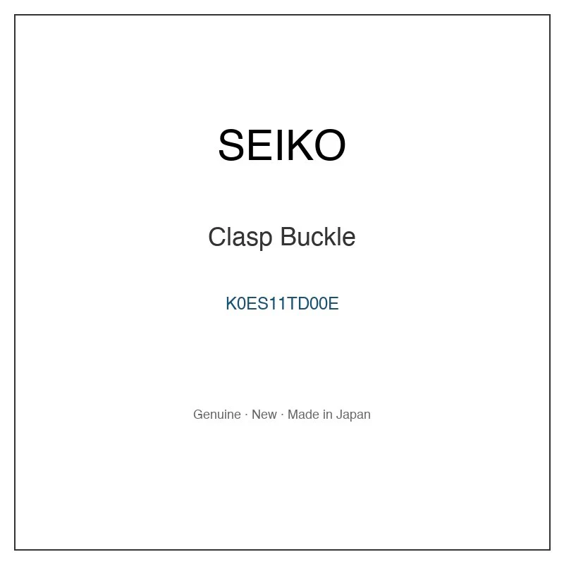 SEIKO K0ES11TD00E Clasp Buckle for SBDB017 SBDB017J and More Models
