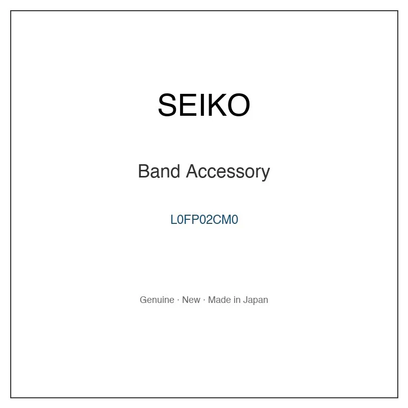 SEIKO L0FP02CM0 Band Accessory for SBEP041 SBSA025 SBSA101 SRPD79K1 SRPD81K1 and More Models