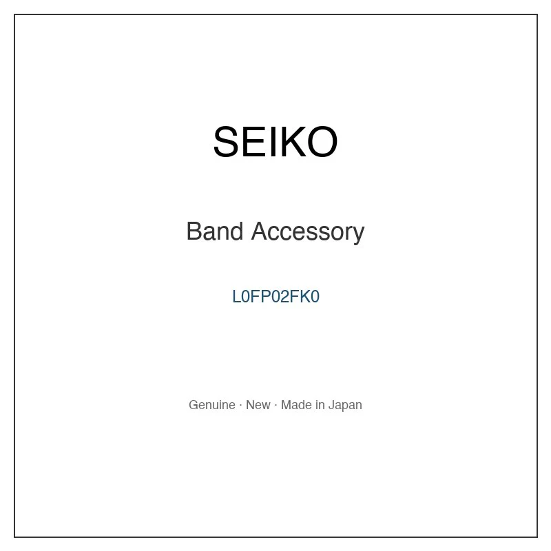 SEIKO L0FP02FK0 Band Accessory for SBSA084 SBSA084J SRPF24J8 SRPF24K1 and More Models