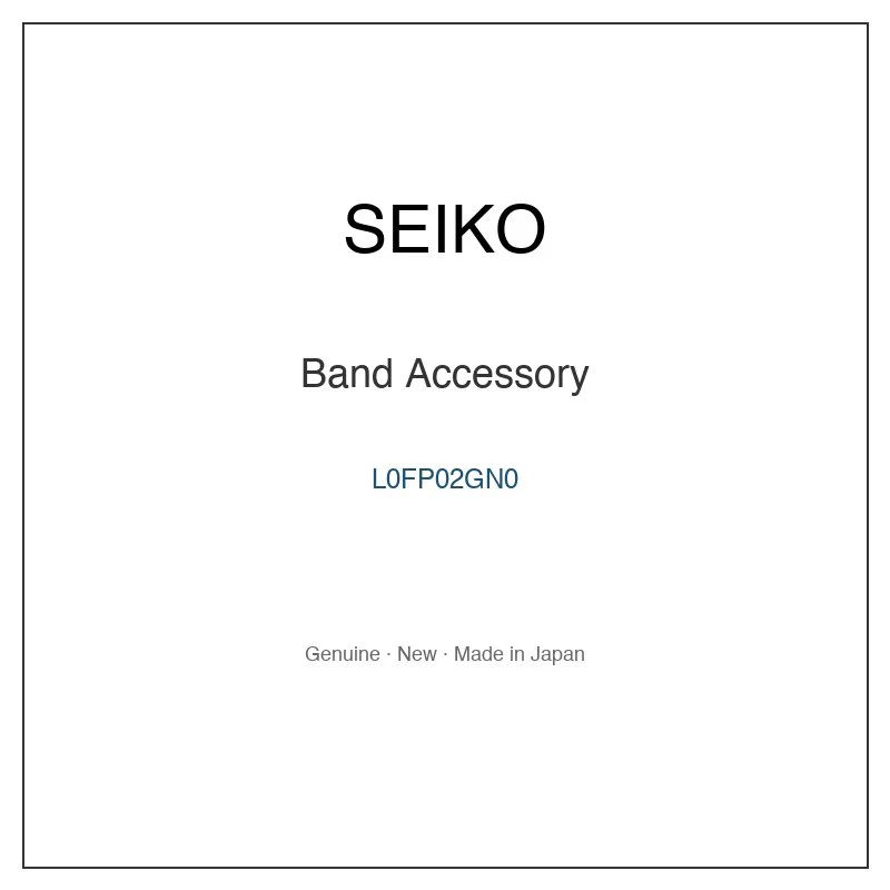 SEIKO L0FP02GN0 Band Accessory for SBSA083 SBSA083J SRPF23J8 SRPF23K1 and More Models