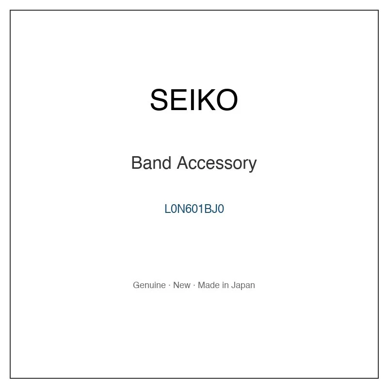 SEIKO L0N601BJ0 Band Accessory for SBSA169 SBSA169J and More Models
