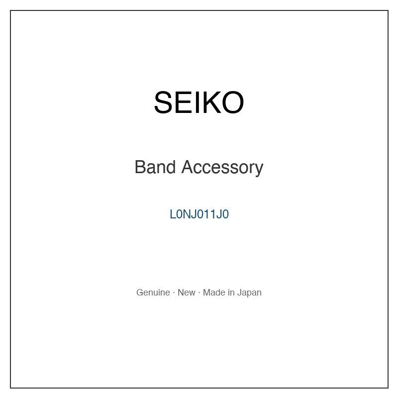 SEIKO L0NJ011J0 Band Accessory for SSQW063 SSQW063J and More Models