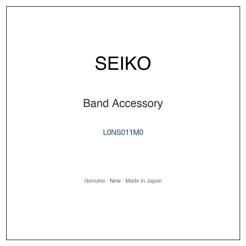 SEIKO L0NS011M0 Band Accessory for SBXY045 and More Models