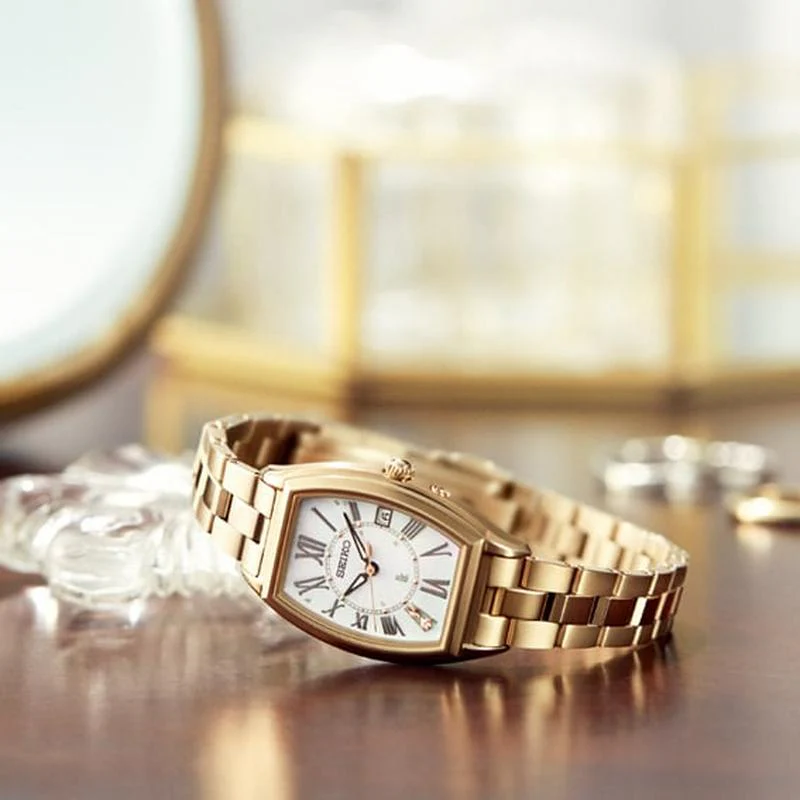 SEIKO Lukia SSQW046 Solar wave correction titanium watch - Image 5