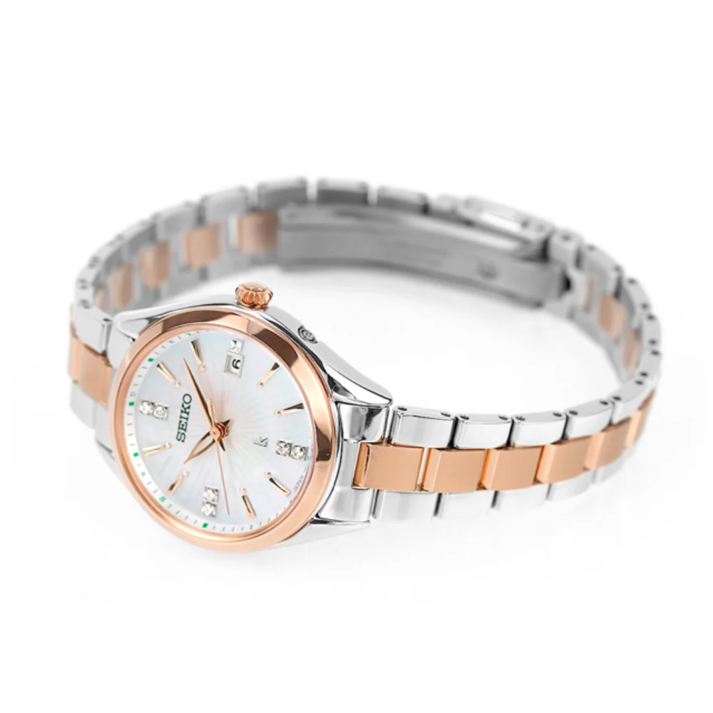 SEIKO lukia SSQW080 solar quartz 1B32 titanium 10ATM watch 2024.1release - Image 3