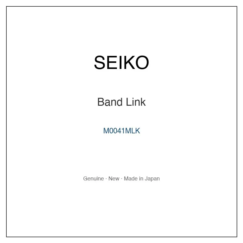 SEIKO M0041MLK Band Link for SAEC017 SAEH011 SPB027J1 SPB027JC SSD001J1 and More Models