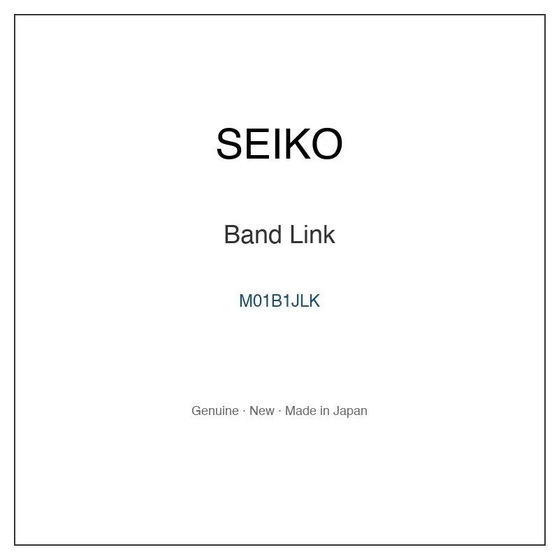 SEIKO M01B1JLK Band Link for SSVR045 SSVR045J SSVR047 SSVR047J SSVR055 and More Models