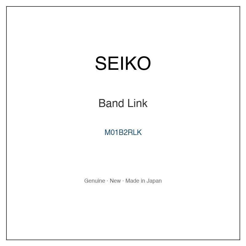 SEIKO M01B2RLK Band Link for SSVR058 SSVR058J and More Models