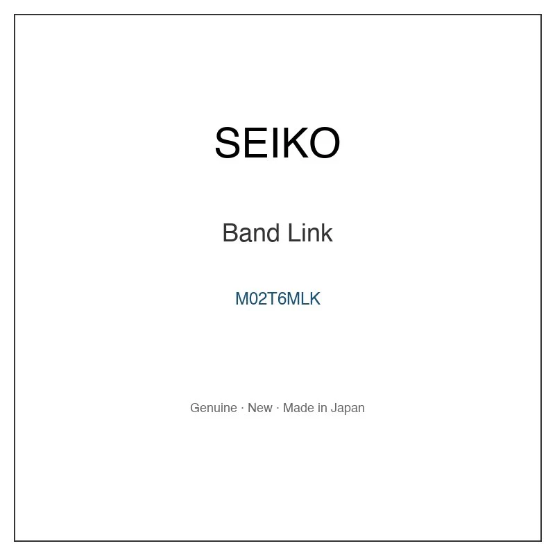 SEIKO M02T6MLK Band Link for SBPJ015 SBPJ015J SBPJ017 SBPJ017J SBPJ019 and More Models
