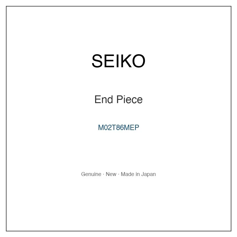 SEIKO M02T86MEP End Piece for SBPY141 SBPY141J and More Models